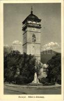 1941 Rozsnyó, Roznava; Rákóczi őrtorony magyar címerrel és irredenta szöveggel / watch tower with Hungarina coat of arms