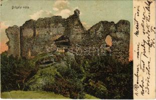 1910 Drégelypalánk, Drégely vára. Polgár J. kiadása (EK)