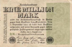 Német Birodalom / Weimari Köztársaság 1923. 1.000.000M (50x) T:II,II/III,III