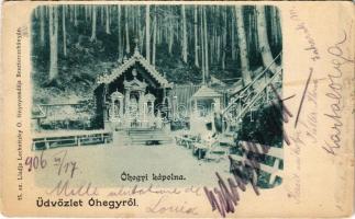 1906 Óhegy, Staré Hory (Besztercebánya, Banská Bystrica); kápolna. Lechnitzky O. 15. / chapel (EK)