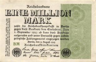 Német Birodalom / Weimari Köztársaság 1923. 1.000.000M (50x) T:II,II/III,III