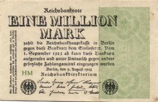 Német Birodalom / Weimari Köztársaság 1923. 1.000.000M (50x) T:II,II/III,III