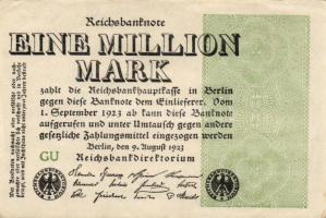 Német Birodalom / Weimari Köztársaság 1923. 1.000.000M (50x) T:II,II/III,III