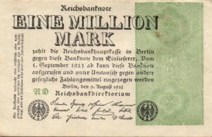 Német Birodalom / Weimari Köztársaság 1923. 1.000.000M (50x) T:II,II/III,III