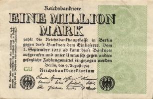 Német Birodalom / Weimari Köztársaság 1923. 1.000.000M (50x) T:II,II/III,III