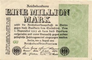 Német Birodalom / Weimari Köztársaság 1923. 1.000.000M (50x) T:II,II/III,III