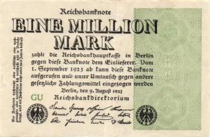 Német Birodalom / Weimari Köztársaság 1923. 1.000.000M (50x) T:II,II/III,III