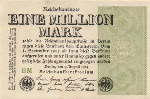Német Birodalom / Weimari Köztársaság 1923. 1.000.000M (50x) T:II,II/III,III