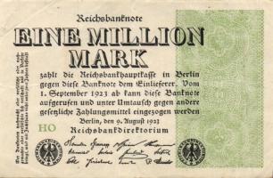 Német Birodalom / Weimari Köztársaság 1923. 1.000.000M (50x) T:II,II/III,III