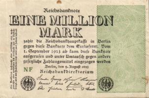 Német Birodalom / Weimari Köztársaság 1923. 1.000.000M (50x) T:II,II/III,III