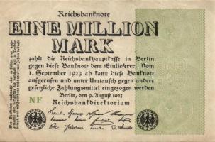 Német Birodalom / Weimari Köztársaság 1923. 1.000.000M (50x) T:II,II/III,III