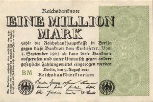Német Birodalom / Weimari Köztársaság 1923. 1.000.000M (50x) T:II,II/III,III