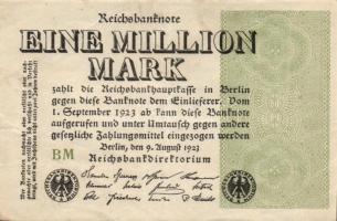 Német Birodalom / Weimari Köztársaság 1923. 1.000.000M (50x) T:II,II/III,III
