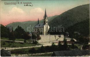 1909 Zólyombrézó, Podbrezová; római katolikus templom / church (EK)