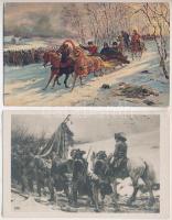 NAPOLEON - 11 db használatlan régi képeslap szép állapotban / 11 pre-1945 unused postcards in good quality