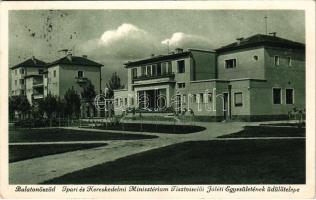 1939 Balatonőszöd, Ipari és Kereskedelmi Minisztérium Tisztviselői Jóléti Egyesületének üdülőtelepe (Rb)