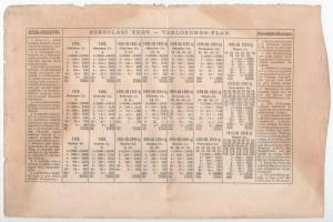 Budapest 1882. "Magyar szent korona országainak vörös-kereszt egylete" kisorsolási kötvény...