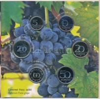 2020. 5Ft-200Ft (6xklf) forgalmi sor szettben + "Villányi borvidék" Cu-Ni-Zn emlékérem, &q...