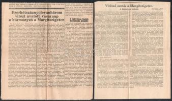 cca 1935 Vitézi rend szervezetével kapcsolatos papírok: Igazolvány, fegyelmi szék megválasztásáról s...