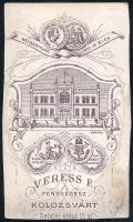 Veress Ferenc Kolozsvár körülvágott vizitkártya