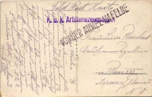 Bevonulás Varsóba / Der Einzug in Warschau / WWI German military art postcard, entry to Warsaw. G.G....