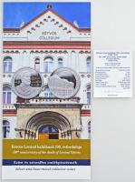 2019. 10.000Ft Ag "Eötvös Loránd halálának 100. évfordulója" tokban, tanúsítvánnyal, színe...