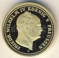Német Államok / Poroszország 1860. 1Kr Au (0,585) 3,5g újveret T:PP tanúsítvánnyal, csak 10.000 db! R!