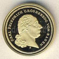 Német Államok / Baden 1807. Dukát (Rheingold!) Au (0,585) 3,5g újveret T:PP tanúsítvánnyal, csak 10.000 db! R!