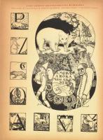 1920 A Magyar Grafika 4. száma, Kozma Lajos címlapjával, Gara Arnold grafikáival, terveivel, mellékl...