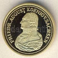 Német Államok / Szászország 1827. 10Thaler Au (0,585) 3,5g újveret T:PP tanúsítvánnyal, csak 10.000 db! R!