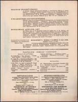 1938 Magyar Iparművészet 8.sz., főszerk. Szablya Frischauf Ferenc, Benedek Kata meseillusztrációi / ...