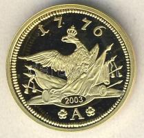 Német Államok / Poroszország 1776. Dukát (Rheingold!) Au (0,585) 3,5g újveret T:PP tanúsítvánnyal, c...