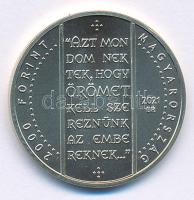 2021. 2000Ft Cu-Ni-Zn "Árpád-házi Szent Erzsébet" színes MNB tájékoztatóval T:UNC