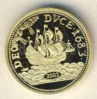 Német Államok / Brandenburg 1683. Dukát (Guinea-Dukát) Au (0,585) 3,5g újveret T:PP tanúsítvánnyal, ...