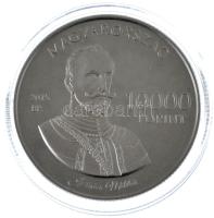 2015. 10.000Ft Ag "Kőszegi vár / Jurisics Miklós" kapszulában, tanúsítvánnyal, színes MNB ...