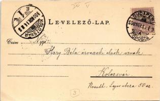 1900 Budapest V. Váci utcai községi leány iskola az Irinyi utca sarkán. Zurányi Gyula kiadása (EK)