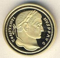 Római Birodalom / Császárság I. Konstantin 306-337. Solidus Au (0,585) 3,5g újveret T:PP tanúsítvánnyal, csak 10.000 db! R!