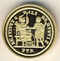 Római Birodalom / Császárság I. Konstantin 306-337. Solidus Au (0,585) 3,5g újveret T:PP tanúsítvánn...