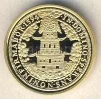 Osztrák Államok / Salzburg 1594. 10Dukát (Turmprägung) Au (0,585) 3,5g újveret T:PP tanúsítvánnyal, csak 10.000 db! R!