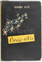 Demény Ottó: Virág utca. Bp., 1958, Magvető. Első kiadás. A szerző, Demény Ottó (1928-1975) költő által DEDIKÁLT példány. Kiadói félvászon-kötés, sérült kiadói papír védőborítóban. Megjelent 1150 példányban.