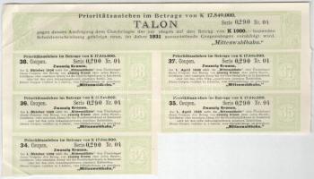 Ausztria / Innsbruck 1912. "Mittenwaldbahn (Innsbruck-Garmisch-Partenkirchen-vasútvonal)" ...