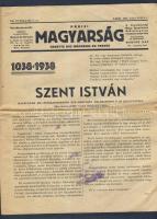 1938 Párisi Magyarság újság XII. évfolyam 8. száma