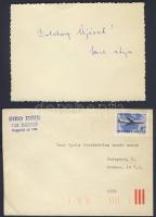 Bíró Imre atyja aláírása üdvözlőkártyán