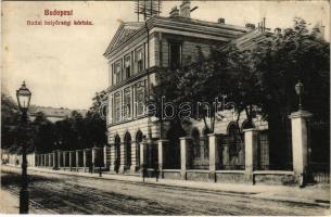 1912 Budapest I. 3. számú Helyőrségi kórház tiszti penzióval. Alkotás utca 25., Rummel Tivadar kiadása (EK)