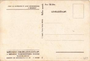 1791-1860 Széchenyi István alkotott, hatott és utat mutatott! Széchenyi Emlék-levelezőlap. A Széchen...