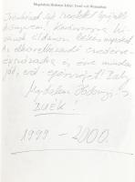 Magdalena Hodonyi-Ickler 4 db DEDIKÁLT könyve: Festő voltam Weimárban; Anton & Miriana; Rózsafel...