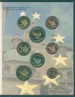 Lengyelország 2004. 1c,2c,5c,10c,20c,50c,1€,2€ próbaveretek, szettben, díszkiadásban T:BU Csak 20.000db!