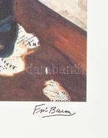 Francis Bacon (1909-1992): Csengetés. Heliogravür, papír, Jelzett a nyomaton. Szárazpecséttel 20x27 ...