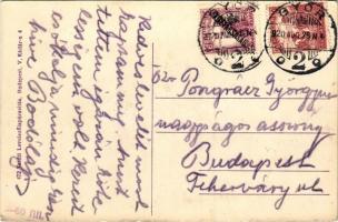 1920 Győr, pályaudvar, vasútállomás. Vasúti levelezőlapárusítás 427. (EK)