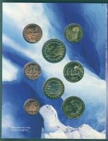 Izland 2004. 1c,2c,5c,10c,20c,50c,1€,2€ próbaveretek, szettben, díszkiadásban T:...